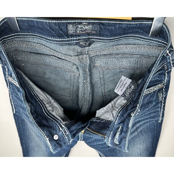 Silver Womens Jeans Berkley Flap Straight Leg Denim Boyfriend Size 28 x 32 - Picture 5 of 14